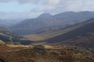 Scottish highlands view