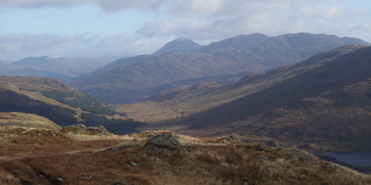 Scottish highlands view