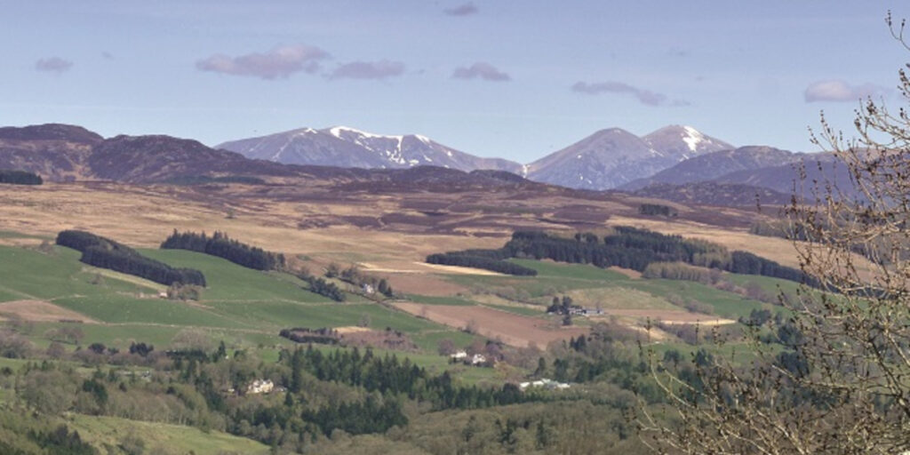 view of perthshire hills