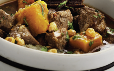 Game Meat and Fish Recipes – Roe Deer Tagine with Butternut Squash, Raisins and Harissa from Scotland’s Natural Larder developed by Maxine Clark