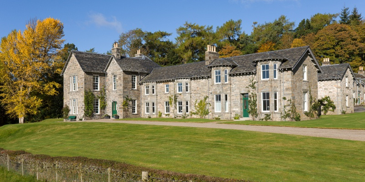 Craiganour estate house exterior