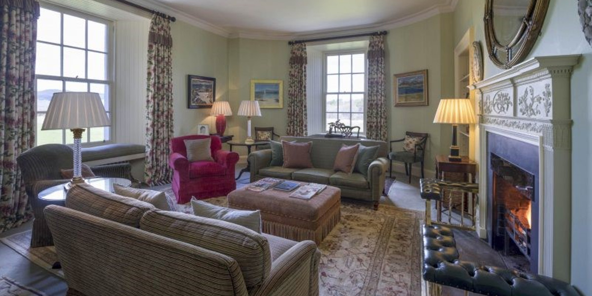 Knock House drawing room