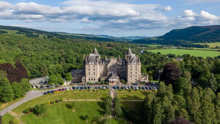 Atholl Palace Hotel Front Drone View 768x432